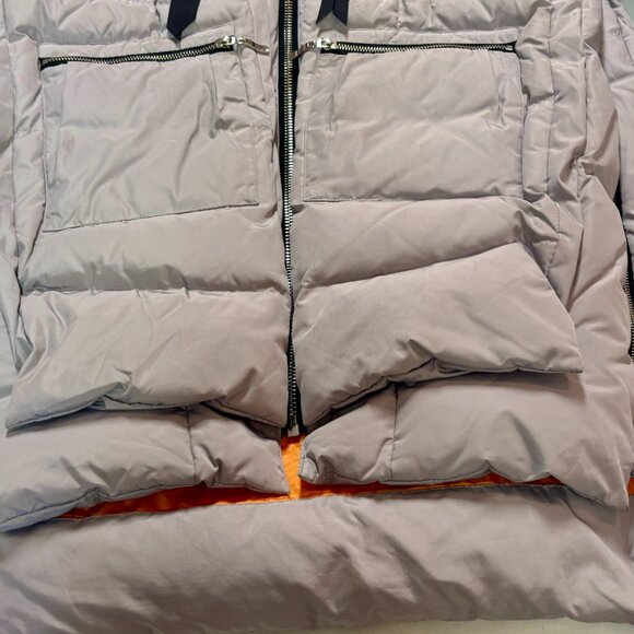 ~~Orolay Coat Women's Parka S Gray Thickened Down Heavy Hooded Puffer Jacket - Picture 2 of 7